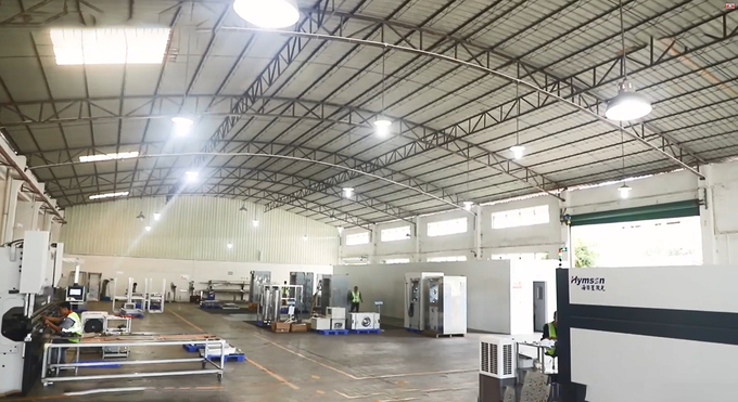 Guangzhou Cleanroom Construction Co., Ltd. γραμμή παραγωγής του κατασκευαστή
