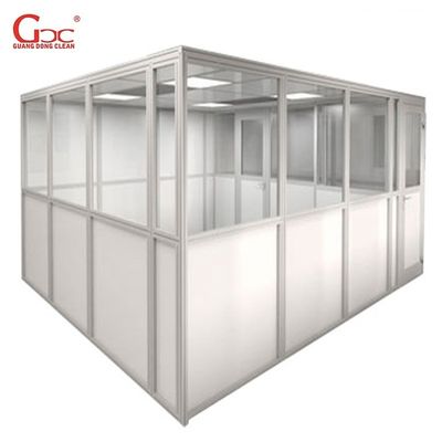 Prefab αποστειρωμένο δωμάτιο κατηγορίας 1K 50m2 9pcs FFU/αποστειρωμένο δωμάτιο Hardwall